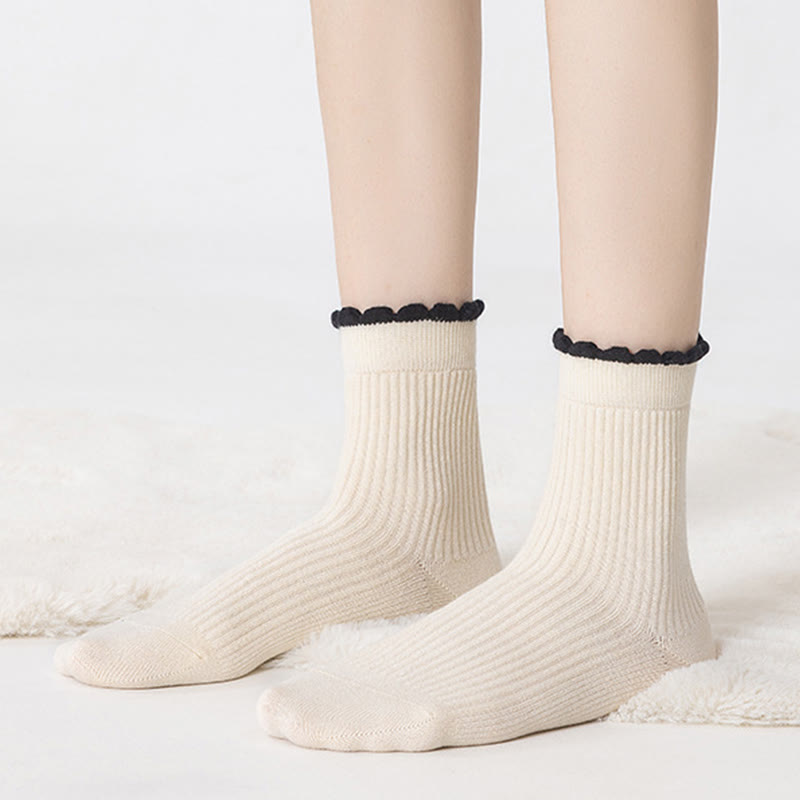 Thickened Mulberry Silk Sleep Socks(3 Pairs) - image 10
