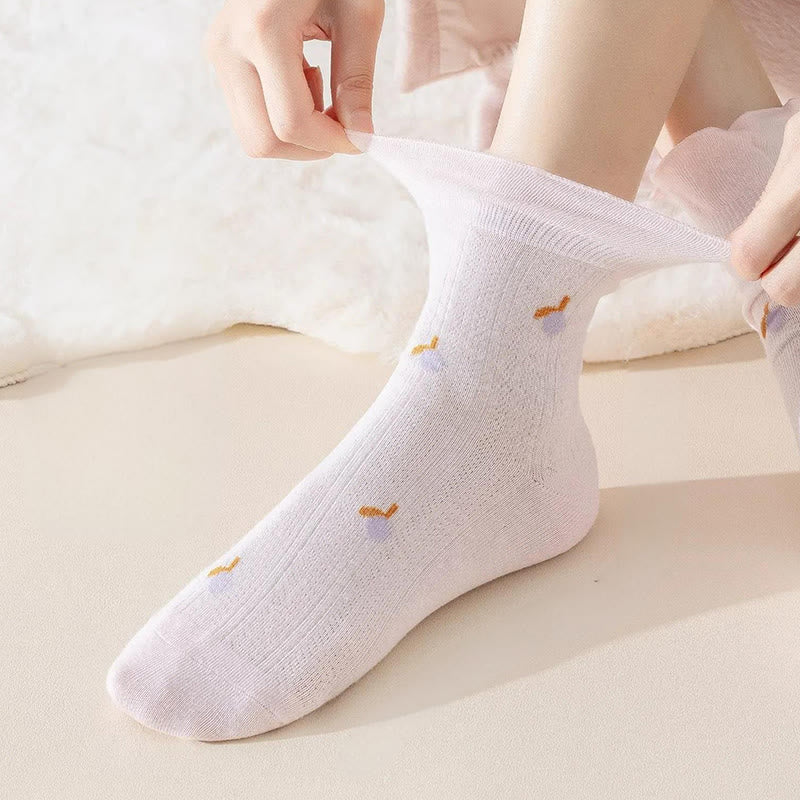 Spring Pure Cotton Sleep Socks(6 Pairs) - image 4