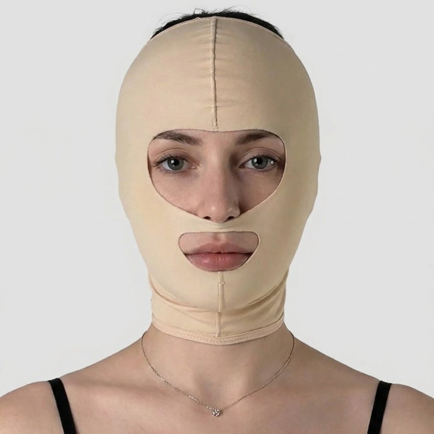 Post Surgery Facelift Velcro Face Mask - image 0