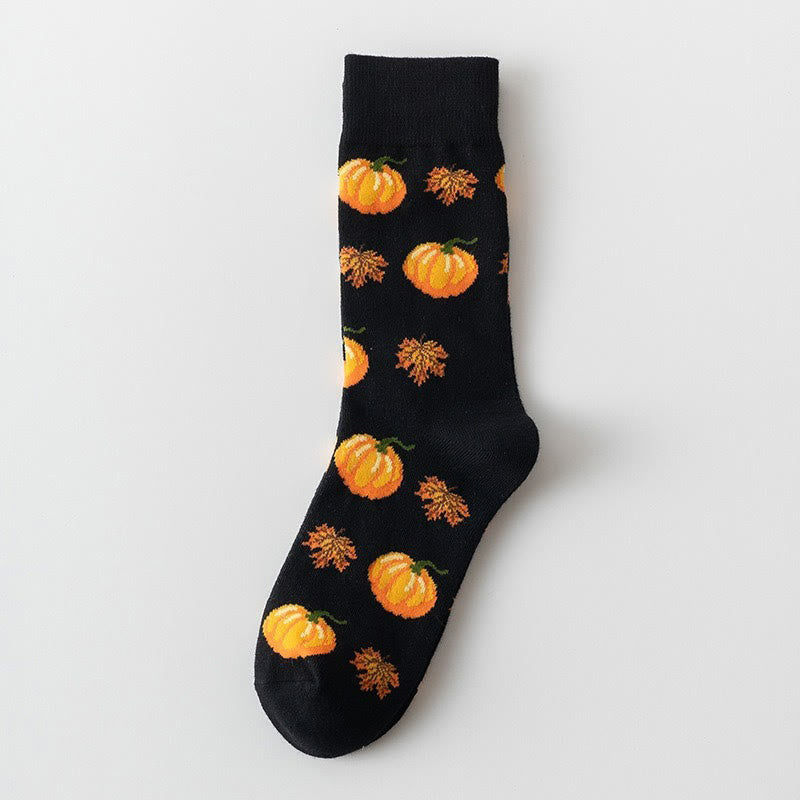 Halloween Pattern Quarter Socks(5 Pairs) - image 6