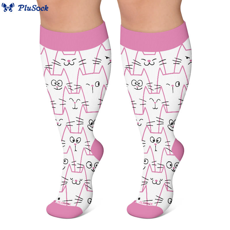 Plus Size Dog Goose Cat Compression Socks - image 4