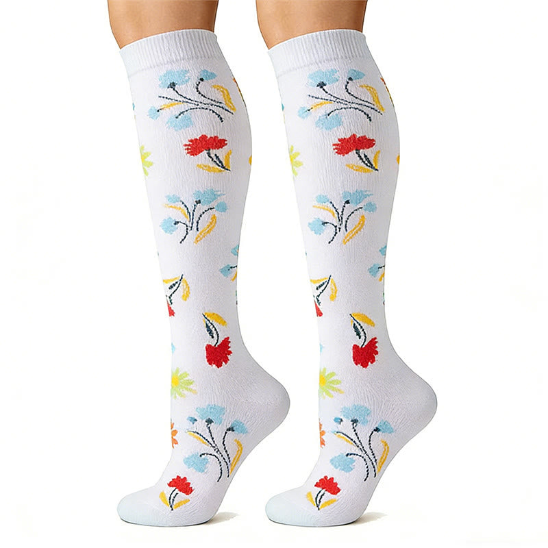 Everyday Floral Compression Socks(6 Pairs) - image 4