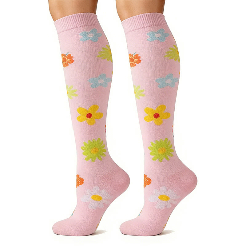 Everyday Floral Compression Socks(6 Pairs) - image 2