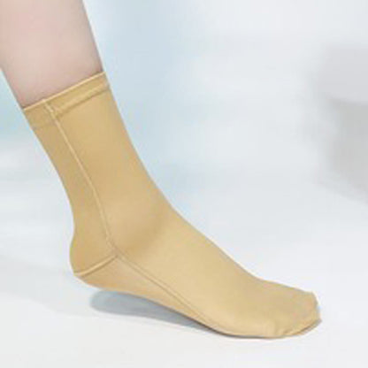 Post Surgery Zipper Compression Foot Sleeves - Nude - Right - M - image 4