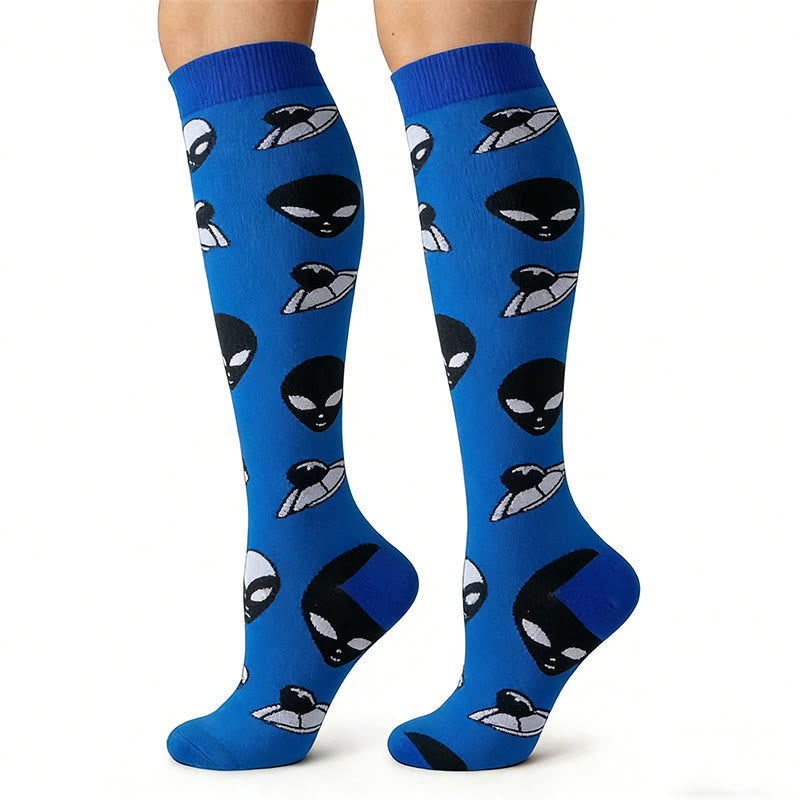 Alien Dog Cat Compression Socks(5 Pairs) - image 5
