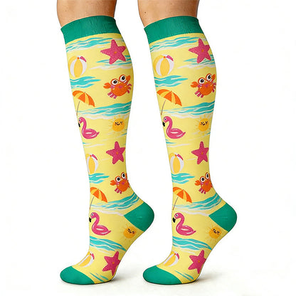 Cute Animals Compression Socks(5 Pairs) - image 4