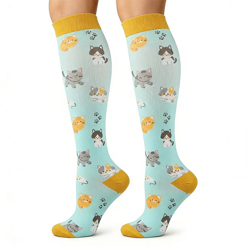 Cute Animals Compression Socks(5 Pairs) - image 3