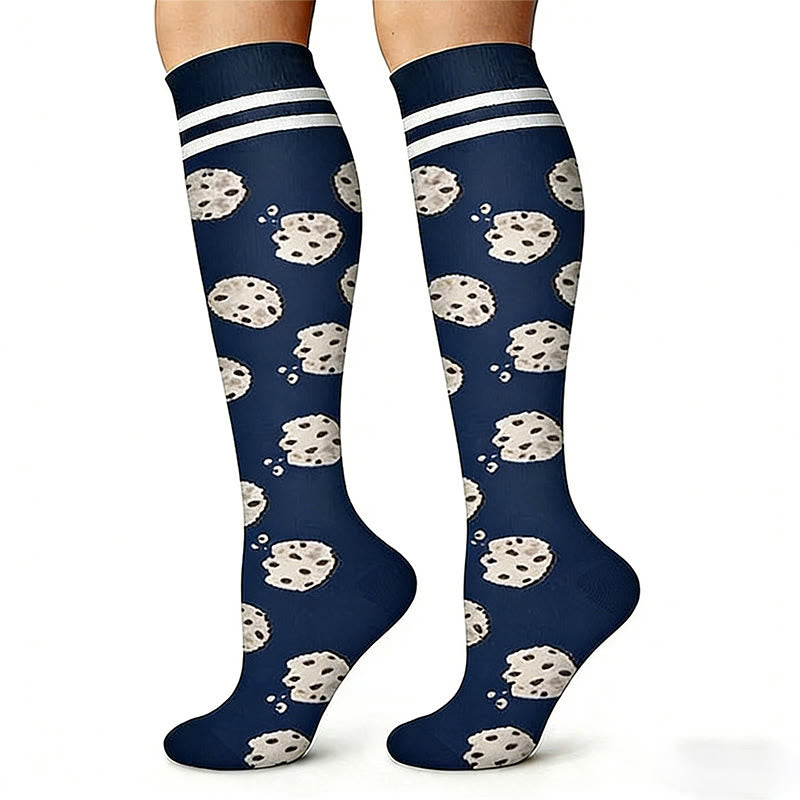 Hamburger French Fries Compression Socks(6 Pairs) - image 3