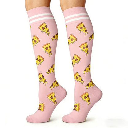 Hamburger French Fries Compression Socks(6 Pairs) - image 6