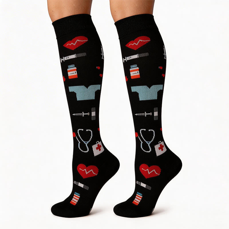 Medical Supplies Compression Socks(4 Pairs) - image 3