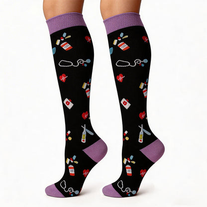 Medical Supplies Compression Socks(4 Pairs) - image 5