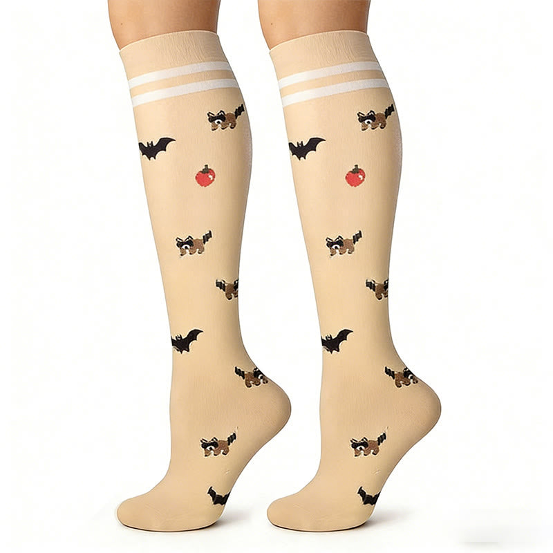 Colorful Animal Patterns Compression Socks(5 Pairs) - image 3