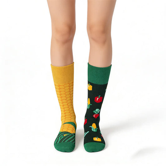 Corn Vegetable Quarter Socks - Yellow - EU36-43(US3-10) - image 0