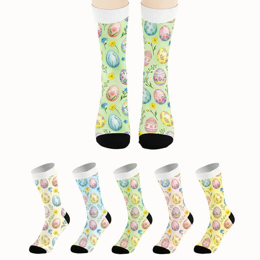 Pastel Easter Egg Quarter Socks(2 Pairs) - image 0