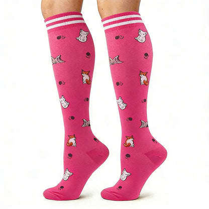 Unicorn Animal Compression Socks(4 Pairs) - image 4