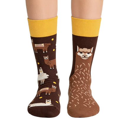 Brown Alpaca Quarter Socks - Brown - EU36-43(US3-10) - image 0