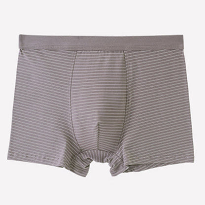 Cotton Stripe Boxer Briefs - Khaki - 9XL - image 2