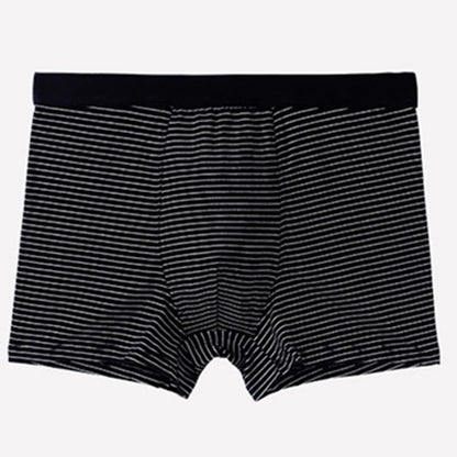 Cotton Stripe Boxer Briefs - Black - 9XL - image 4