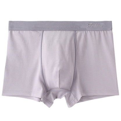 Solid Color Boxer Briefs - Light Gray - 6XL - image 5