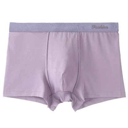 Solid Color Boxer Briefs - Light Purple - 6XL - image 6