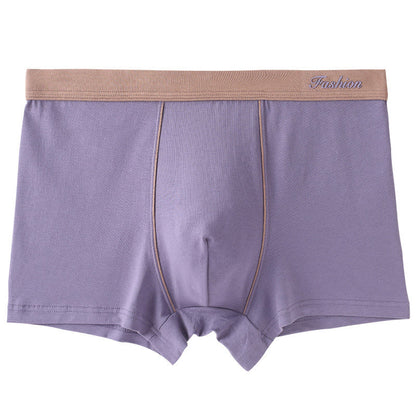 Solid Color Boxer Briefs - Purple - 6XL - image 7