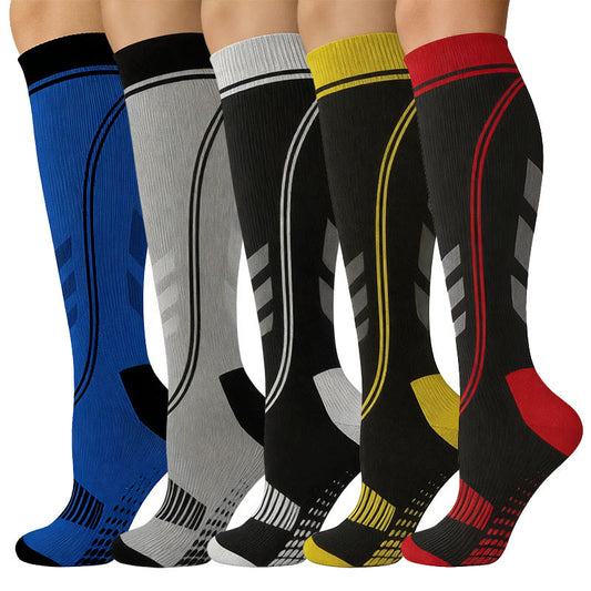 Support Sport Compression Socks(5 Pairs) - Multicolor - S/M - image 0