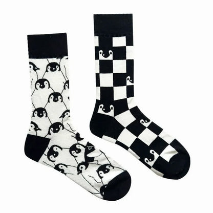 Penguin Cartoon Quarter Socks - image 1