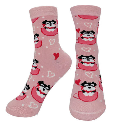 Cute Colorful Dog Quarter Socks(4 Pairs) - image 4