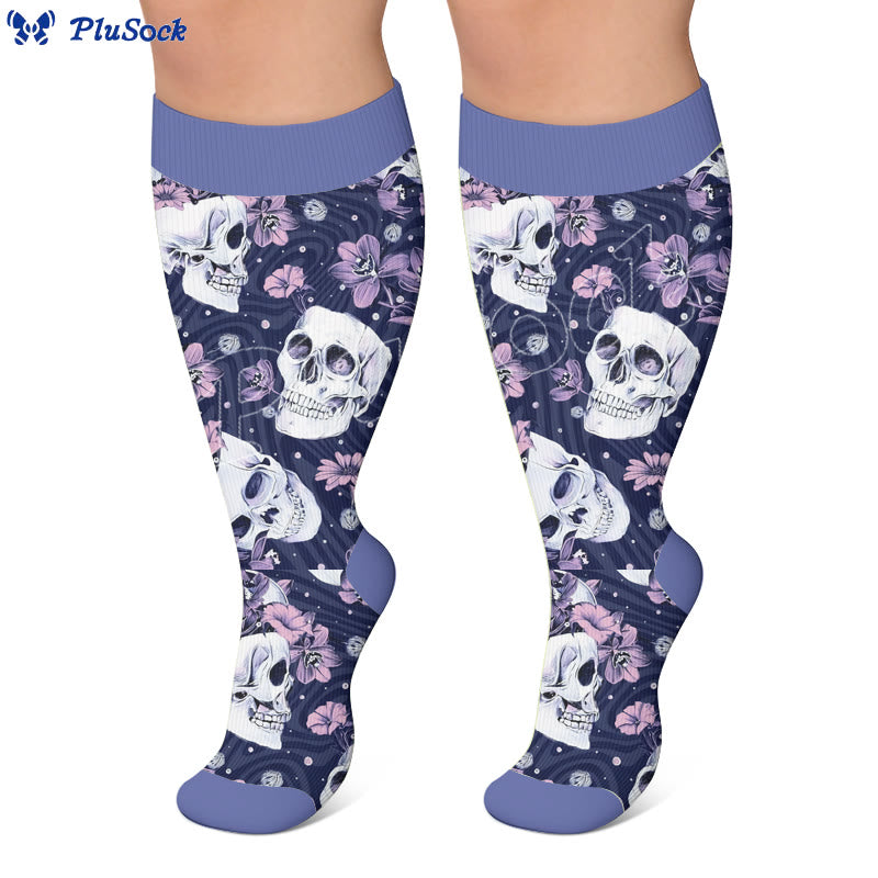 Plus Size Skull Series Compression Socks - image 4