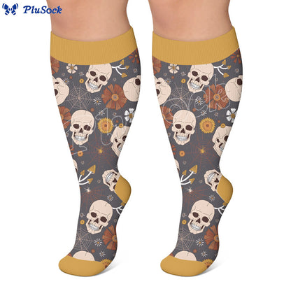 Plus Size Skull Series Compression Socks - image 5