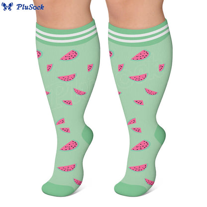 Plus Size Fruity Fun Compression Socks - image 5