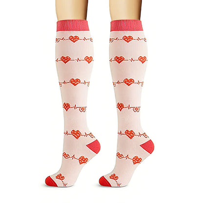 Heart Rate Monitors Knee High Compression Socks(6 Pairs) - image 5