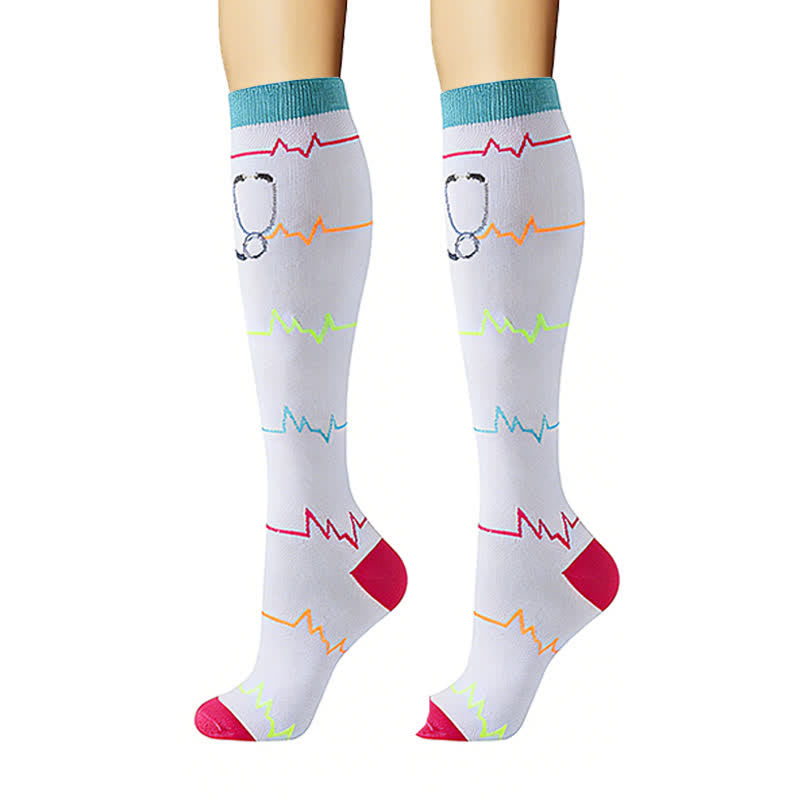Healthcare Themed Compression Socks(6 Pairs) - image 1