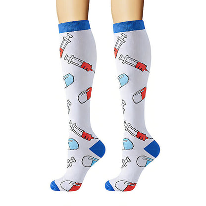Healthcare Themed Compression Socks(6 Pairs) - image 2