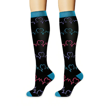 Healthcare Icon Mixed Pattern Compression Socks(6 Pairs) - image 4