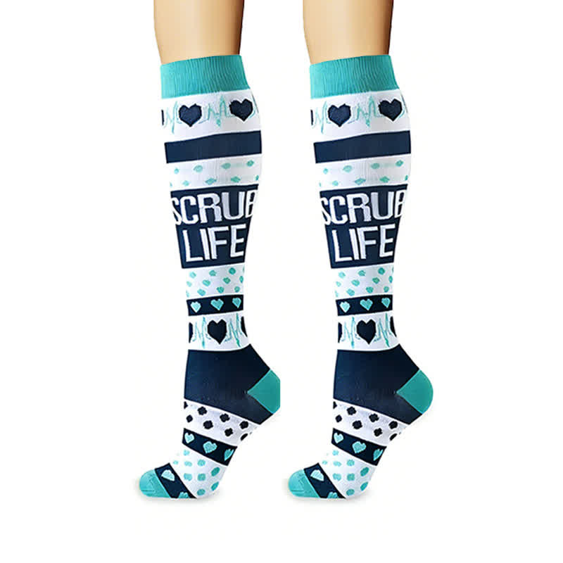Healthcare Icon Mixed Pattern Compression Socks(6 Pairs) - image 5