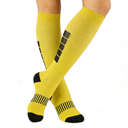Bold Block Sport Compression Socks(6 Pairs) - image 5