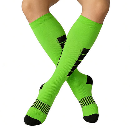 Bold Block Sport Compression Socks(6 Pairs) - image 6