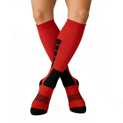 Bold Block Sport Compression Socks(6 Pairs) - image 4