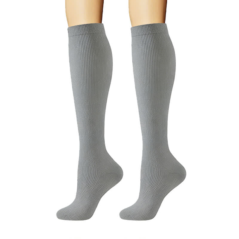 Minimal Solid Style Compression Socks(6 Pairs) - image 5