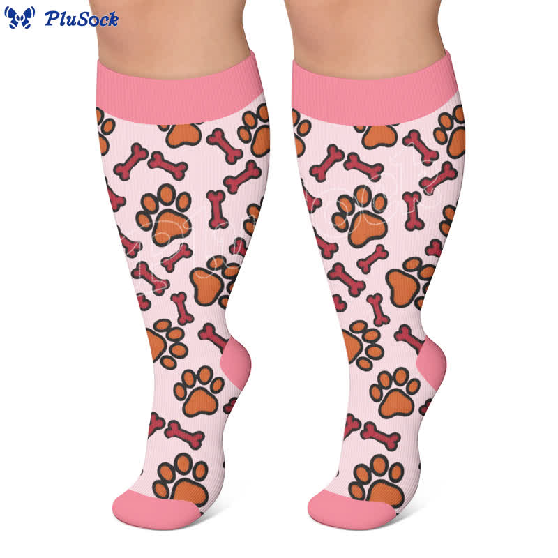 Plus Size Cats Dogs Compression Socks - image 3