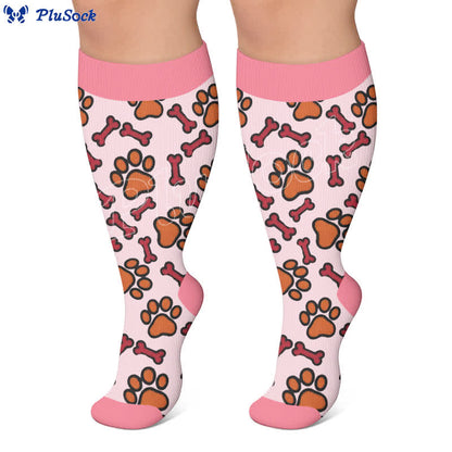 Plus Size Cats Dogs Compression Socks - image 3