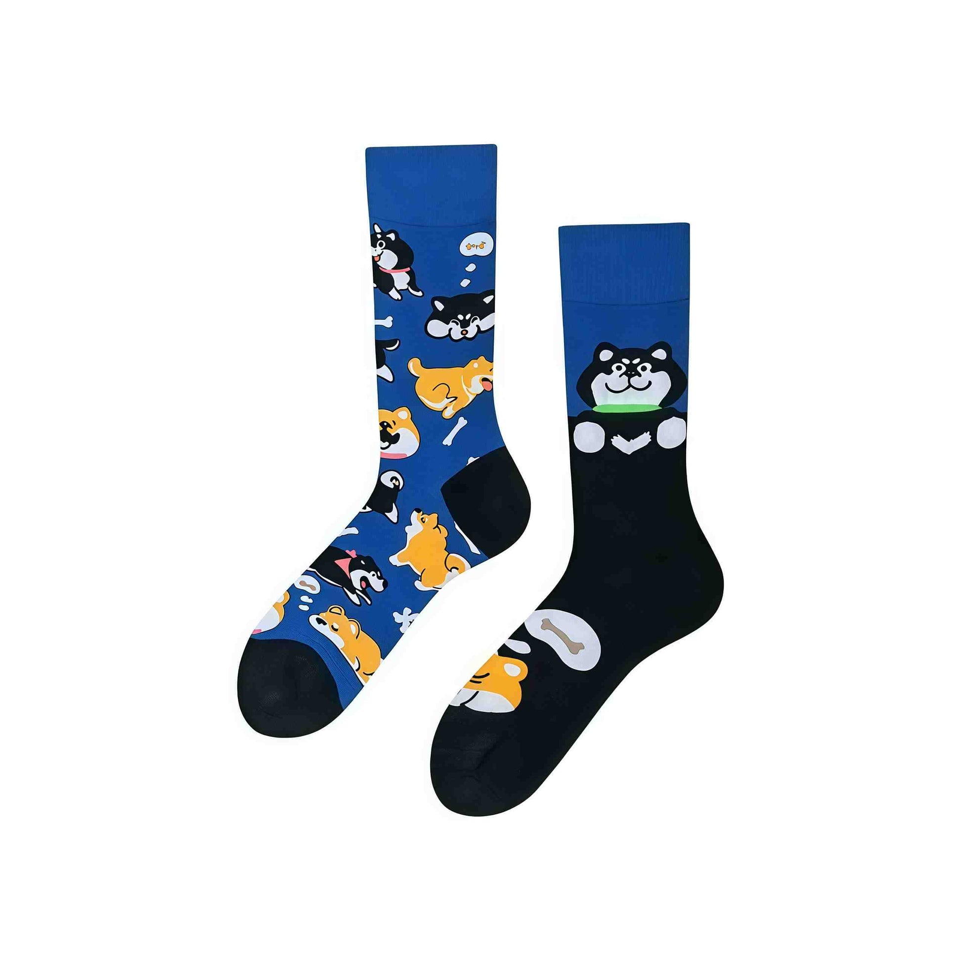 Cute Dog Bone Pattern Quarter Socks - image 1