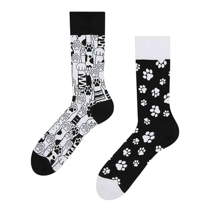 Cat Paw Print Quarter Socks - image 1