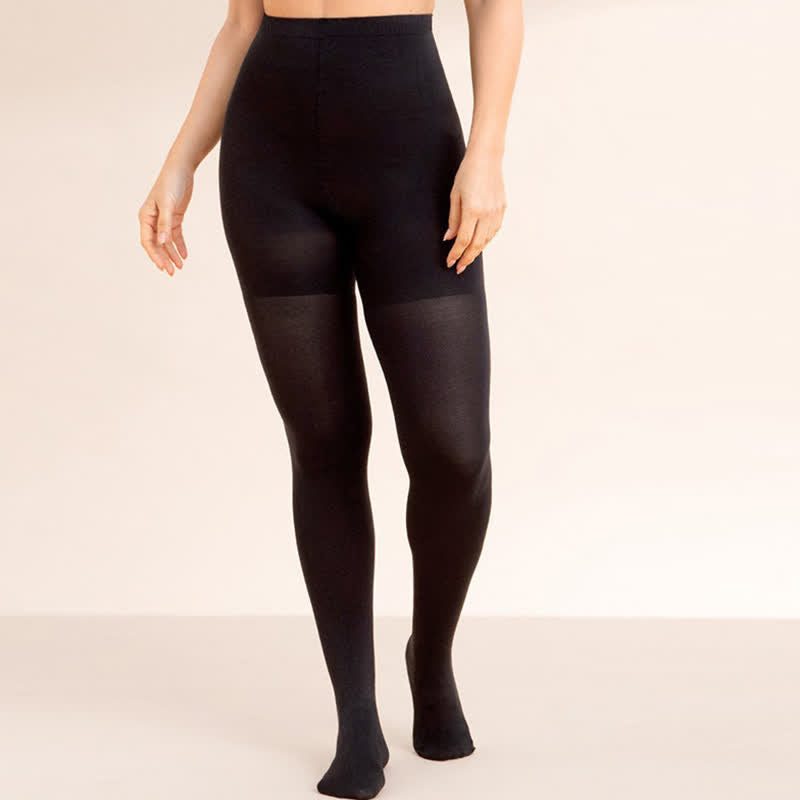 40D Women Tear-proof Plus Size Shaping Tights(3 Pairs) - image 1