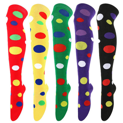 Polka Dot Thigh High Socks(3 Pairs) - image 3