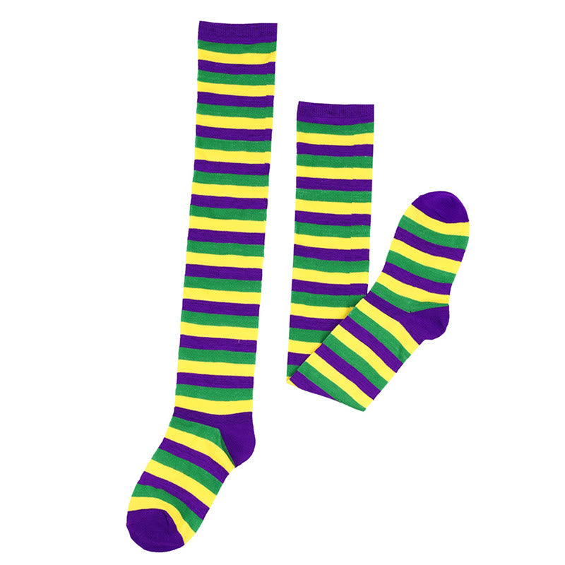 Star Stripe Thigh High Socks(3 Pairs) - image 7