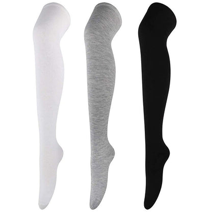 Casual Soft Thigh High Socks(6 Pairs) - image 3