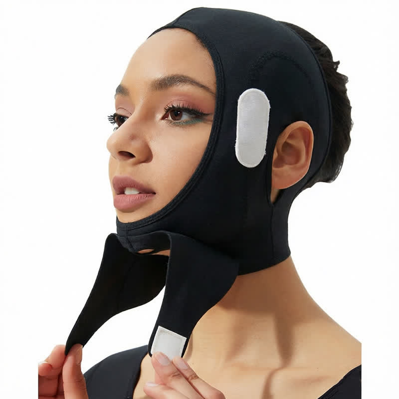 Post Surgery Full Face Sculpting Compression Headgear - Black - XXL - image 1