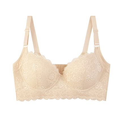 Elegant Lace Full Coverage Bras - Nude - 50 - F - image 5